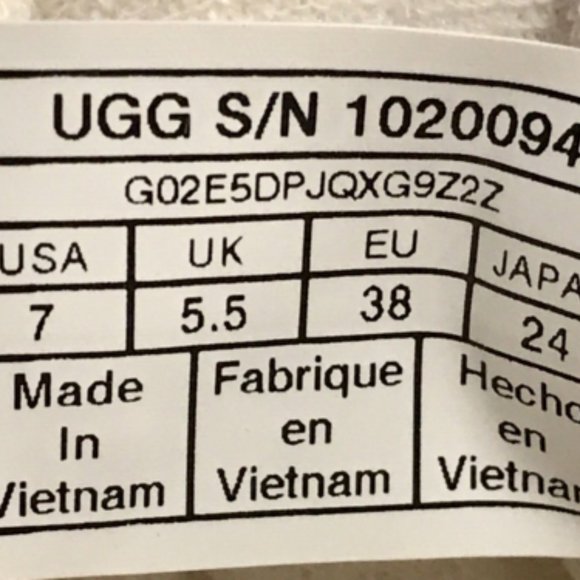 UGG LAUDI 1020094 SZ 7 Lace up Cream Beige Tan Fabric Sneakers Shoes VGC - Picture 11 of 11